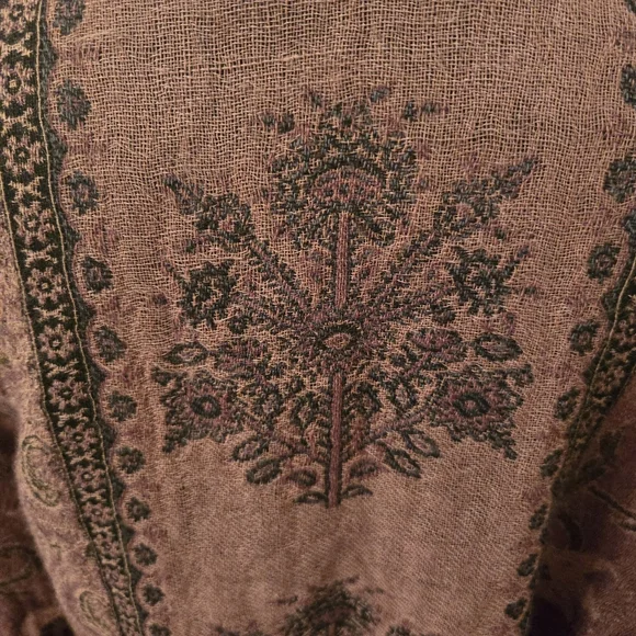 Soft Surroundings Juliette Sweater Boho Fringe Wool Flowy Colorful Embroidered - Picture 4 of 12